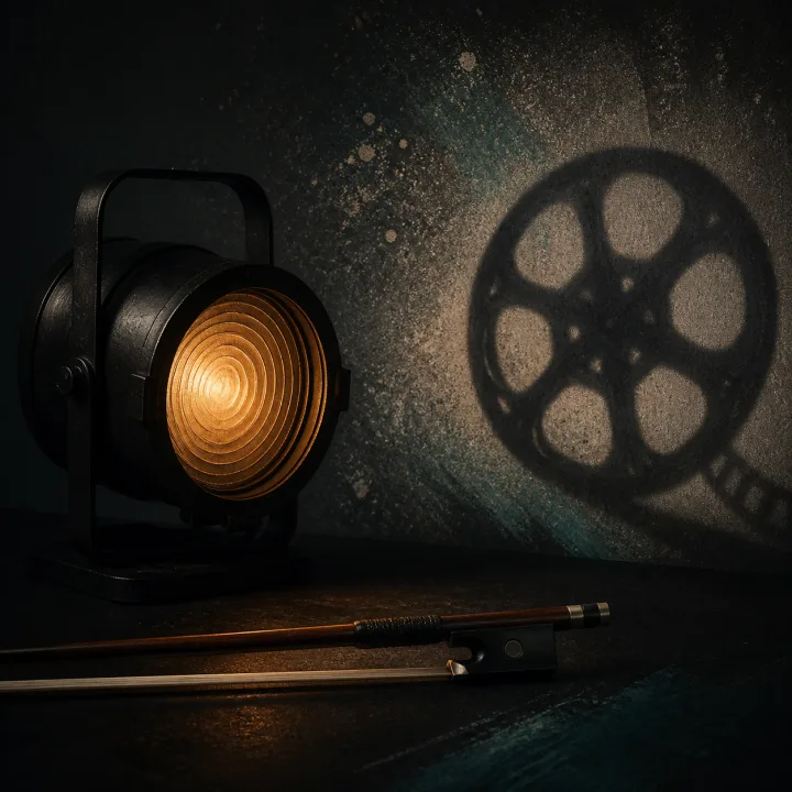 Vizuální motiv hudebního žánru Filmová a scénická hudba