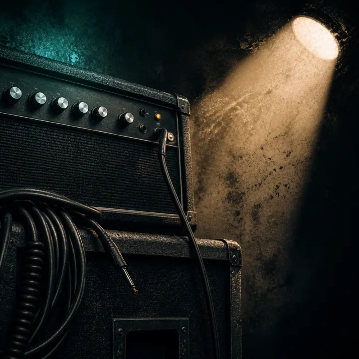Vizuální motiv hudebního žánru Hard rock