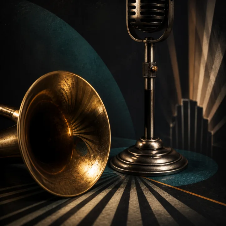 Vizuální motiv hudebního žánru Swing