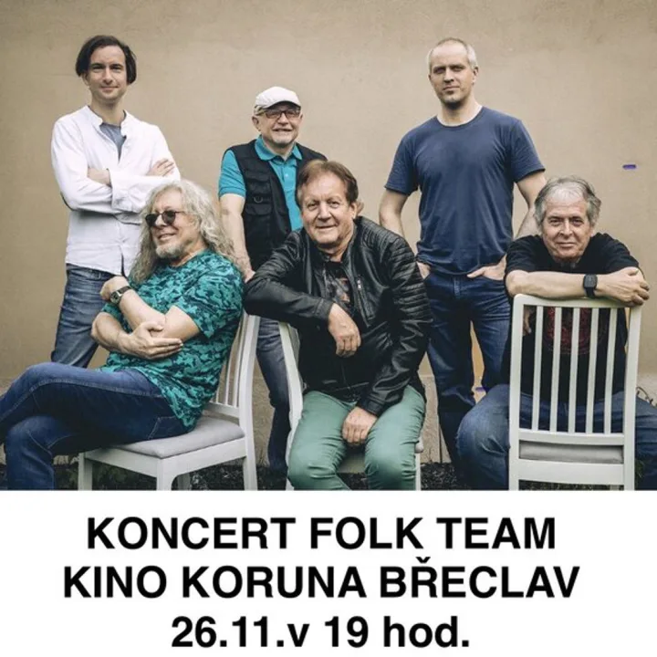Plakát akce Koncert Folk Team