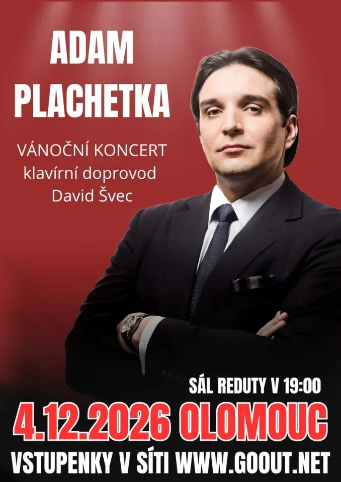 Vánoční koncert barytonisty Adama Plachetky